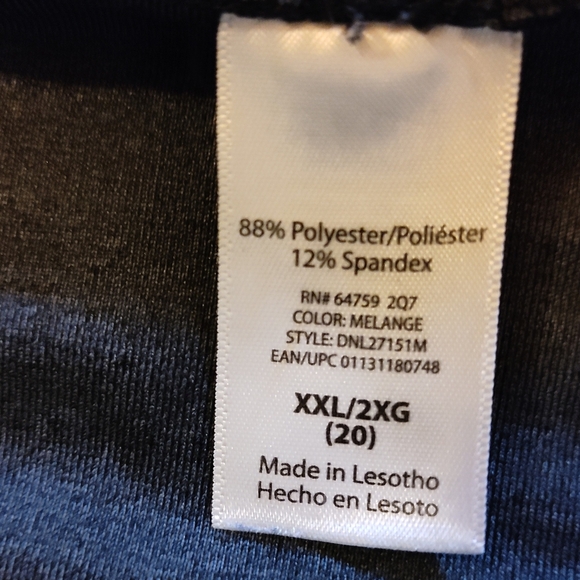 EUC Women's Danskin Slim Fit Gray Joggers XXL With Drawstring - Picture 3 of 4